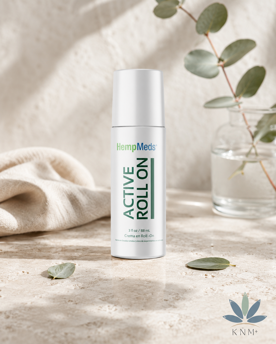Envase Active Roll-On de 88 ml de uso externo.